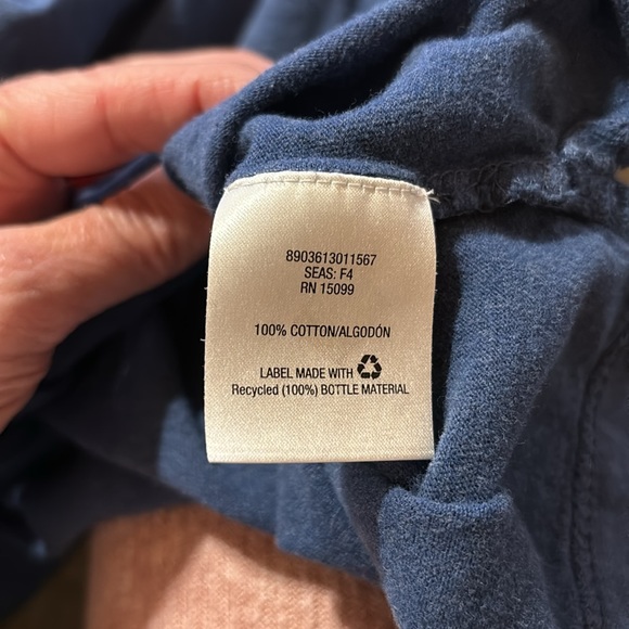 Outdoor Life Super Soft Long Sleeved Crewneck T-Shirt, Blue, Size XL - Picture 6 of 6